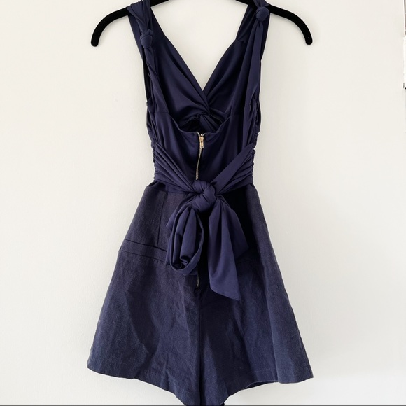 NWT Urban Outfitters x Lioness Cutout Romper with Tie Back - Picture 4 of 12